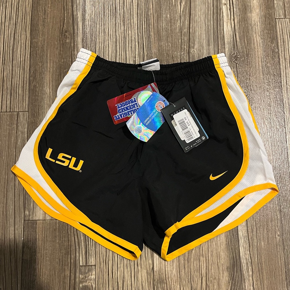 NWT LSU Nike Tempo Shorts Size XS